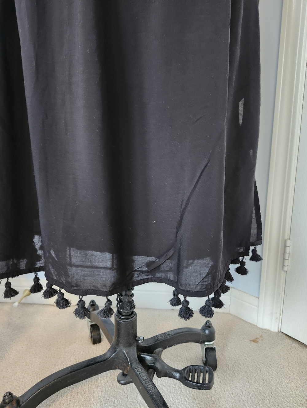 Club Monaco Black Elastic Midi Dres 00 size - Picture 10 of 12